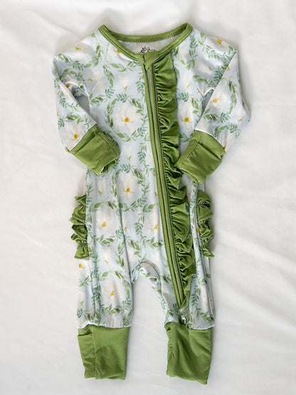 Magnolia Bamboo Ruffle Romper