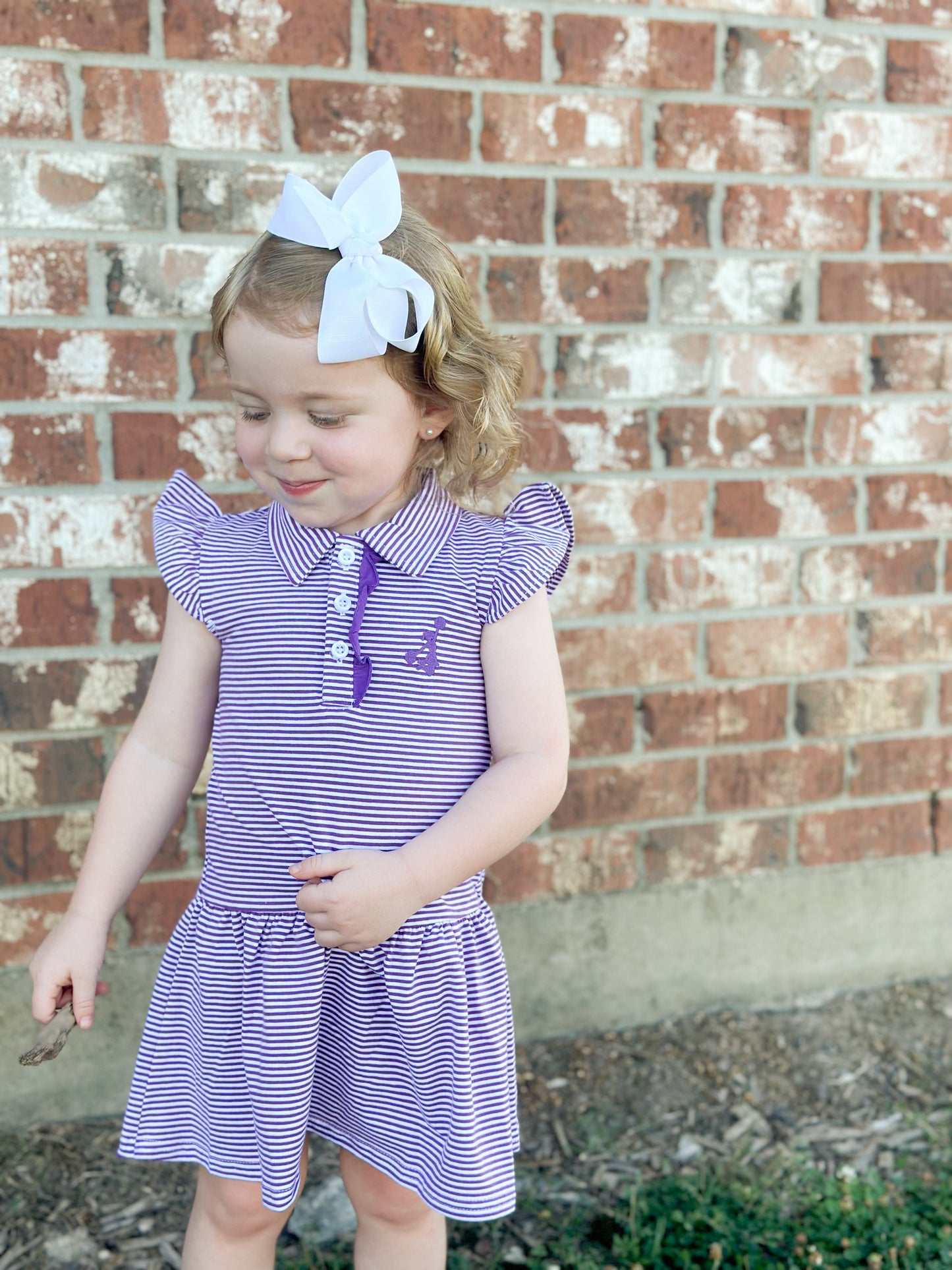 Purple Game Day Dress