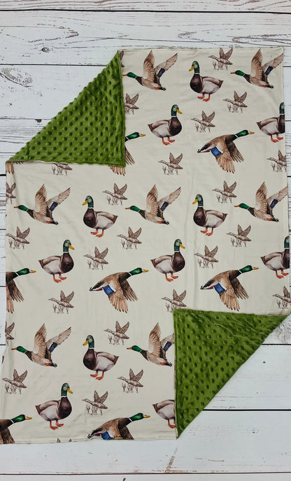 Mallard Minky Blanket