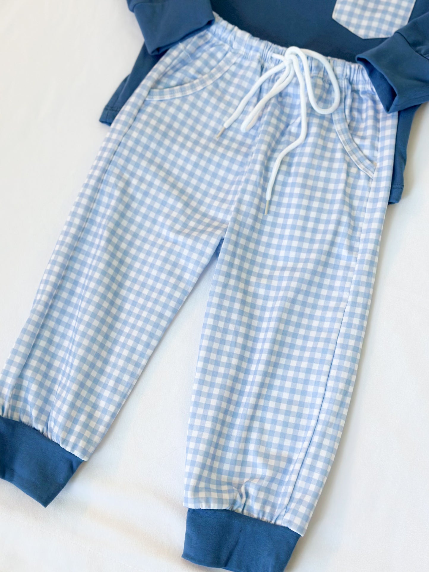 The Jack Gingham Jogger Set