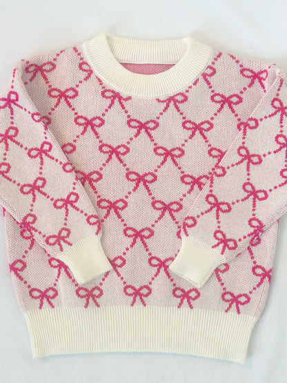 The Pink Bow Sweater