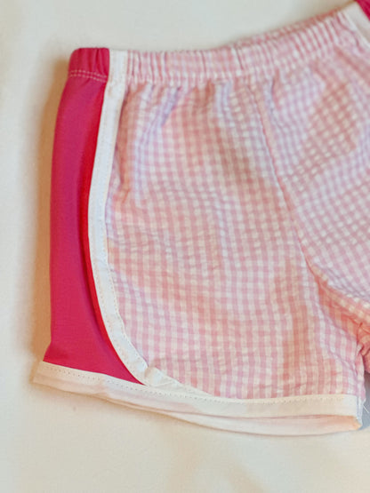 Girls Gingham Shorts