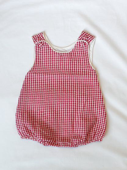 Red Gingham Bubble