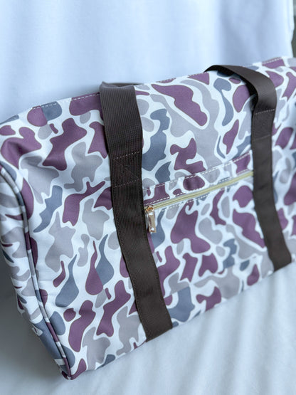 Beau’s Camo Duffle Bag