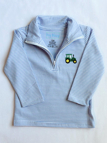 Boys Tractor 1/4 Zip Pullover