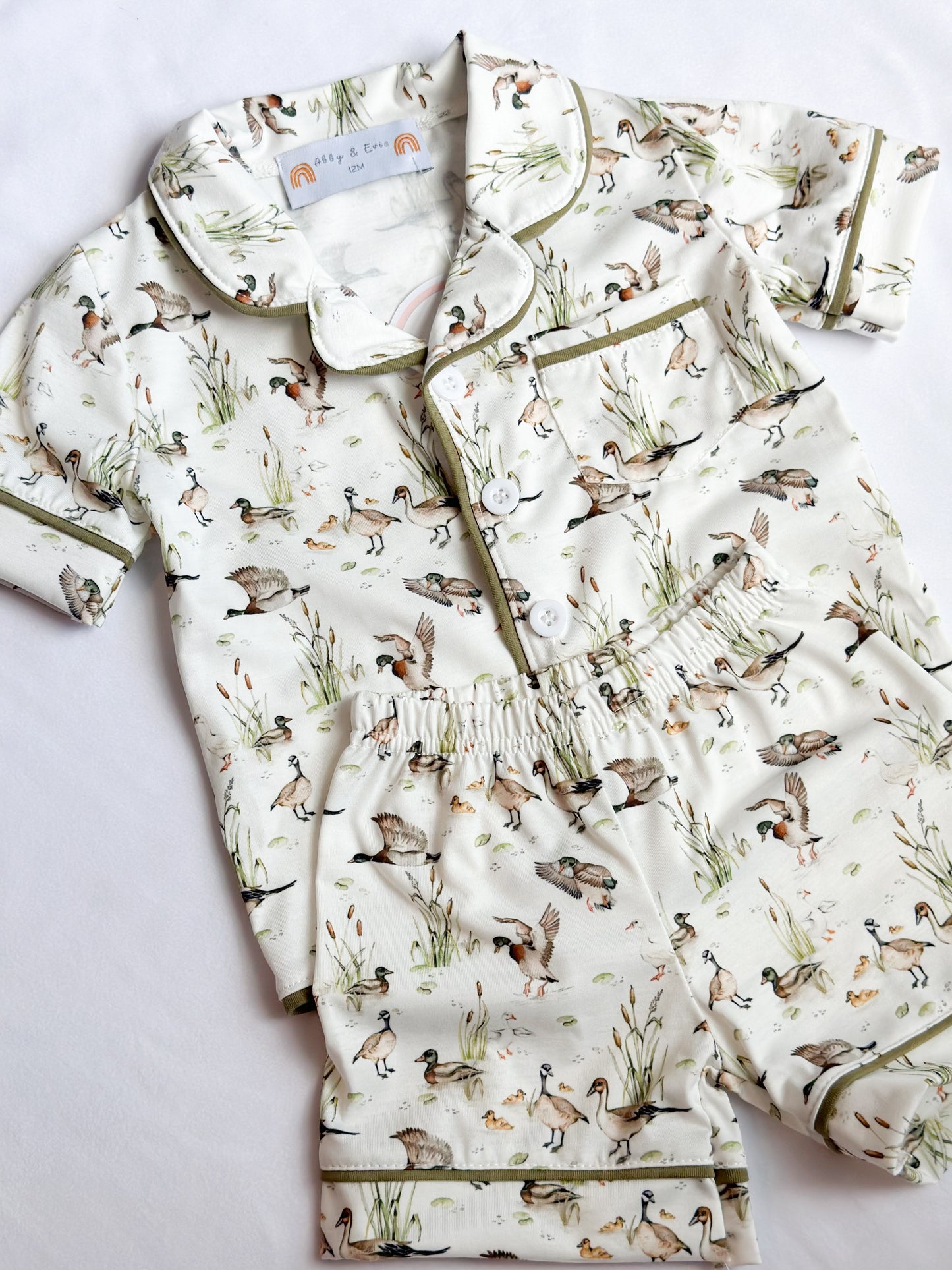 Sage Mallard Pajama Set