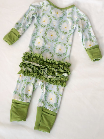 Magnolia Bamboo Ruffle Romper