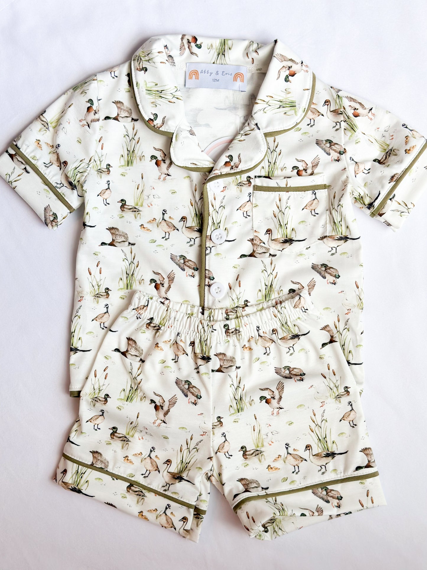 Sage Mallard Pajama Set