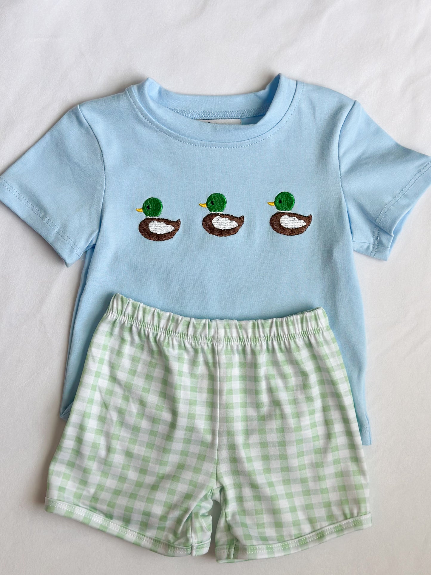 Duck Trio Boys Shortie Set