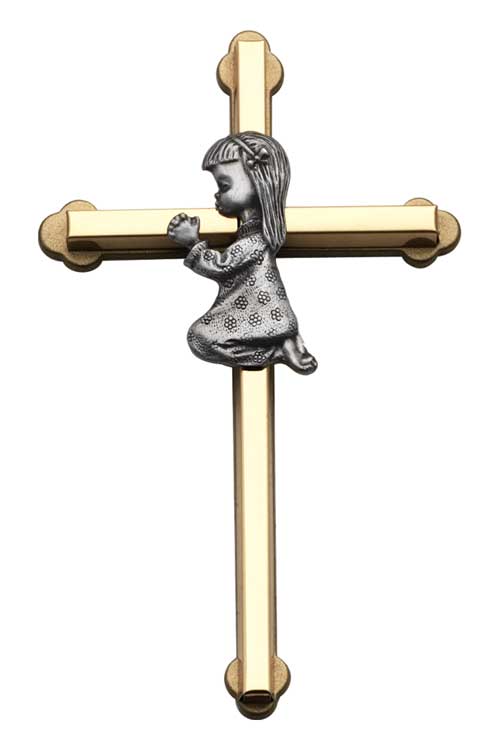 Praying Girl Wall Cross