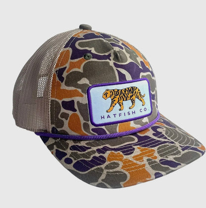 Youth Fighting Tiger Trucker Hat