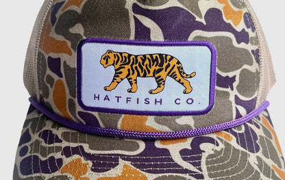 Youth Fighting Tiger Trucker Hat