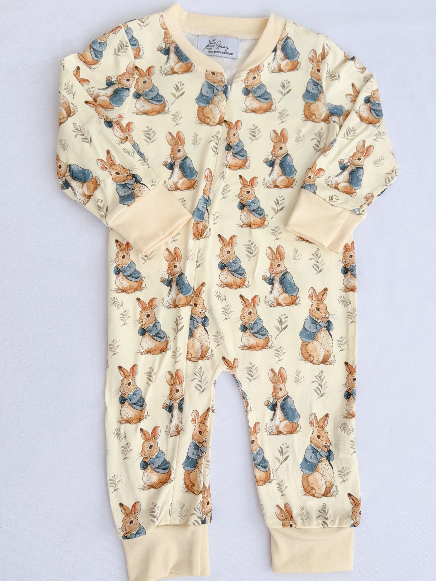 Cotton Tail Zippy Romper