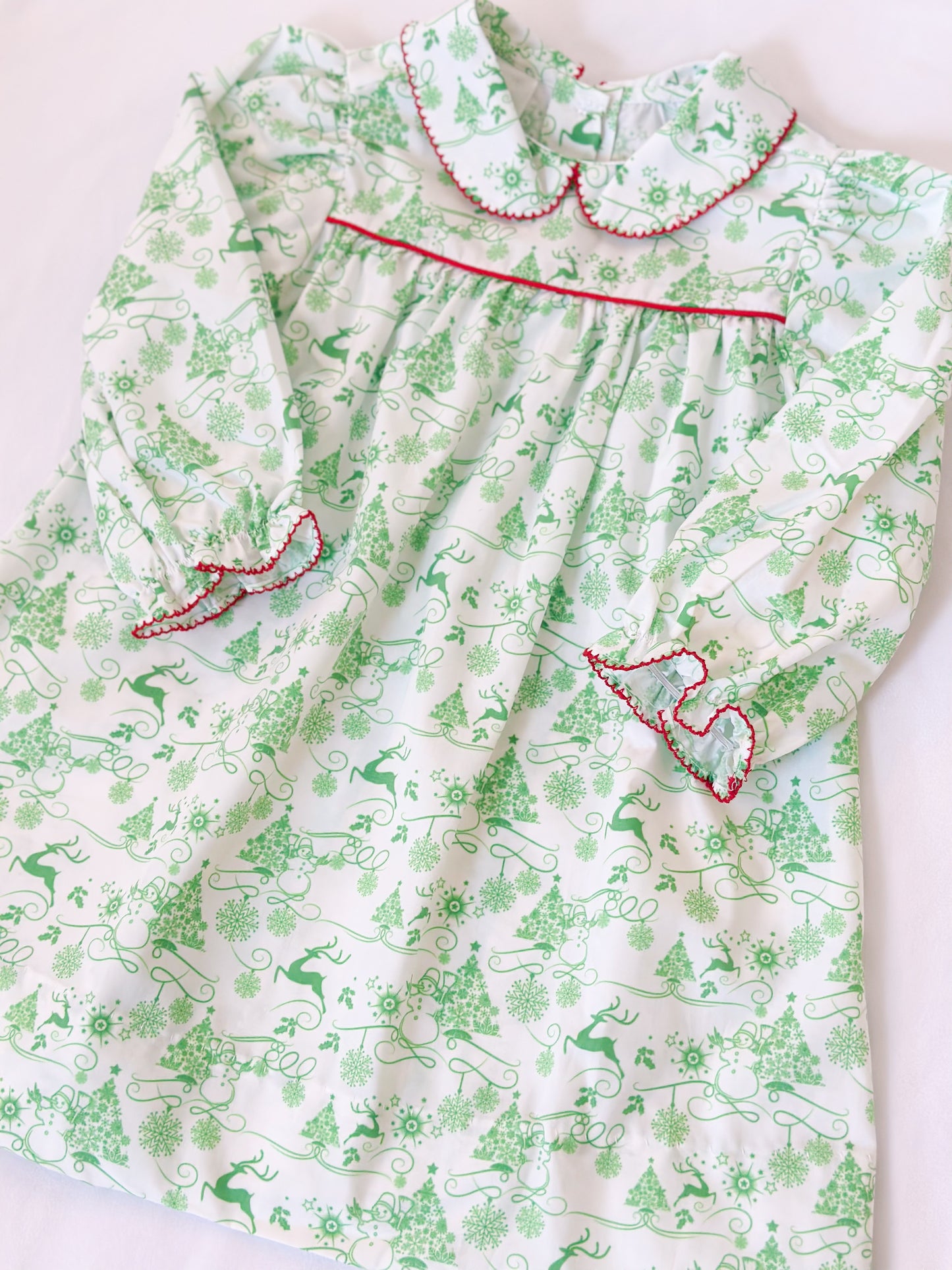 Toile Christmas Dress