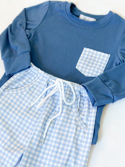 The Jack Gingham Jogger Set