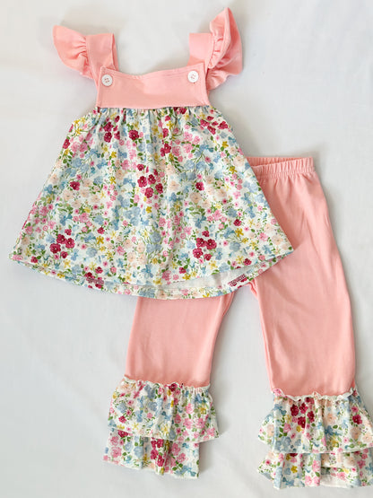 September Floral Pant Set