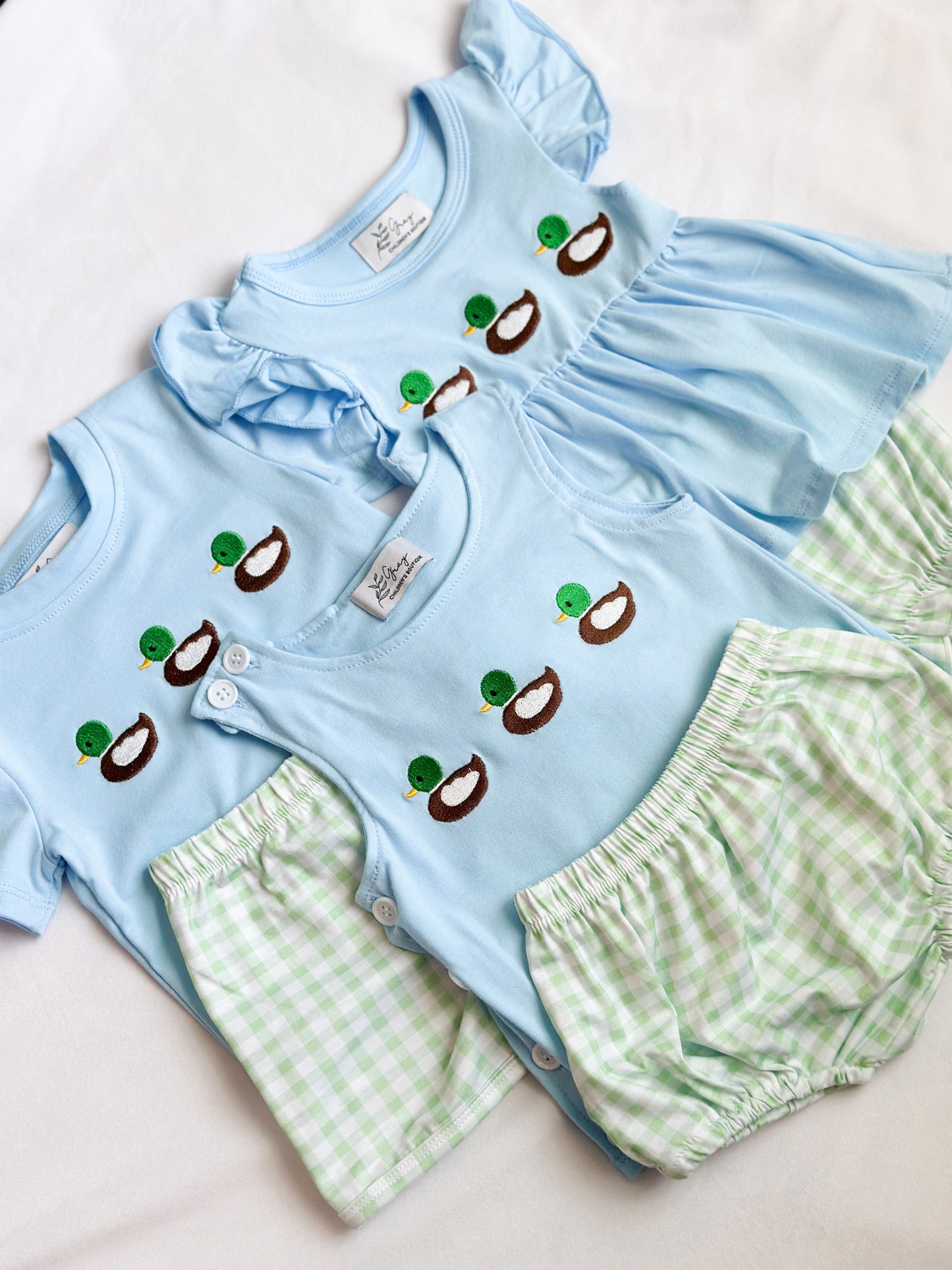 Duck Trio Boys Shortie Set