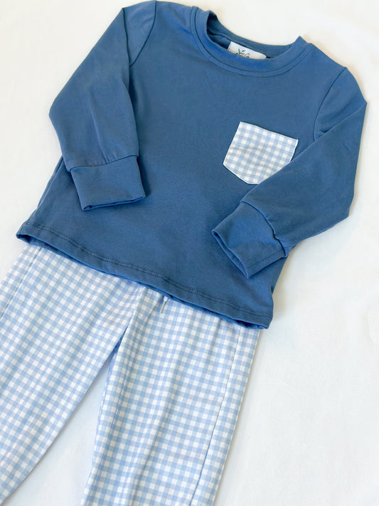 The Jack Gingham Jogger Set