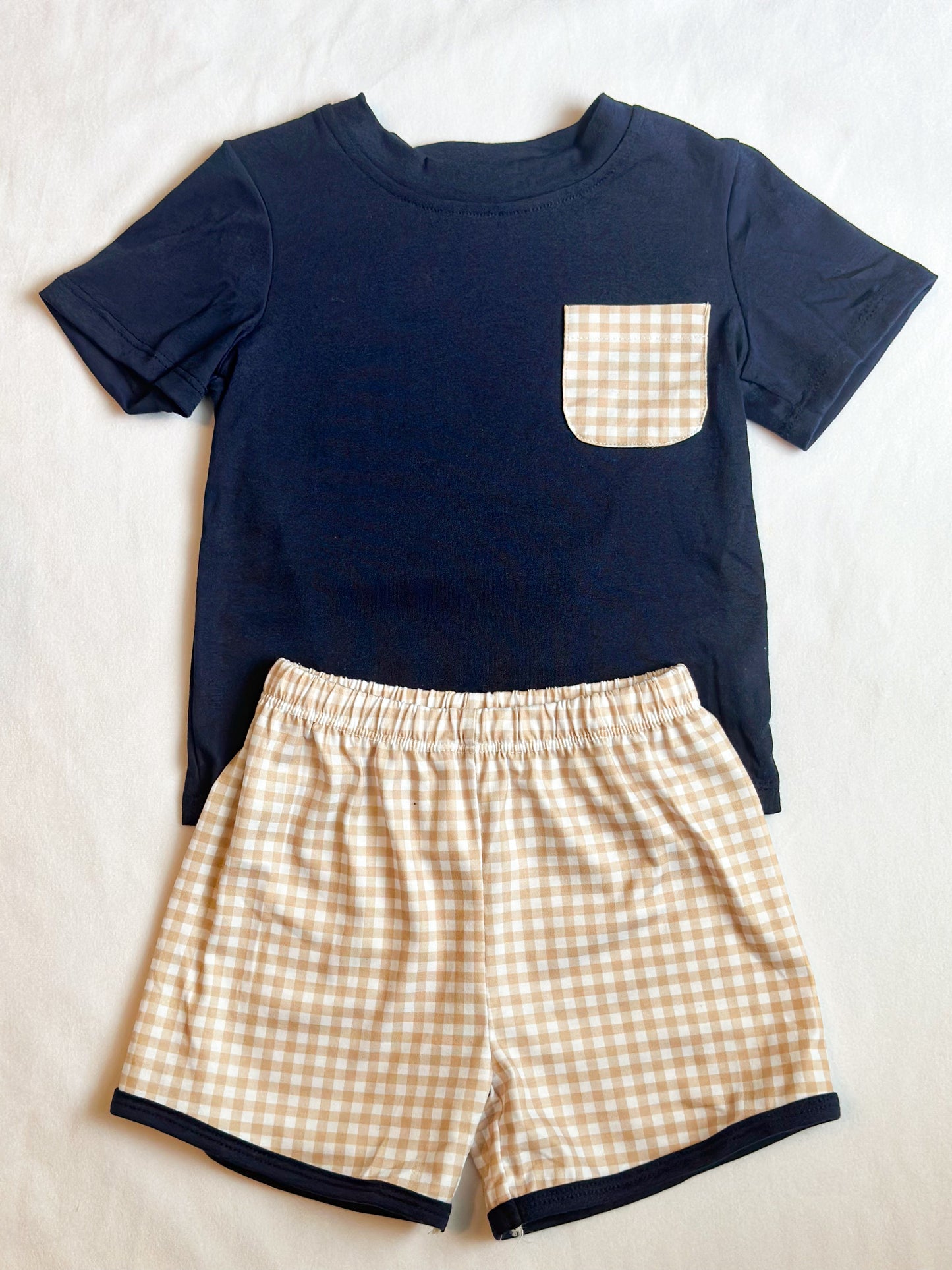 Charlie Gingham Short Set