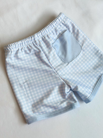 Gabriel Gingham Swim Trunks