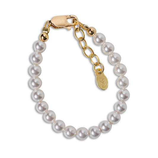 Audrey Gold-Plated Pearl Bracelet